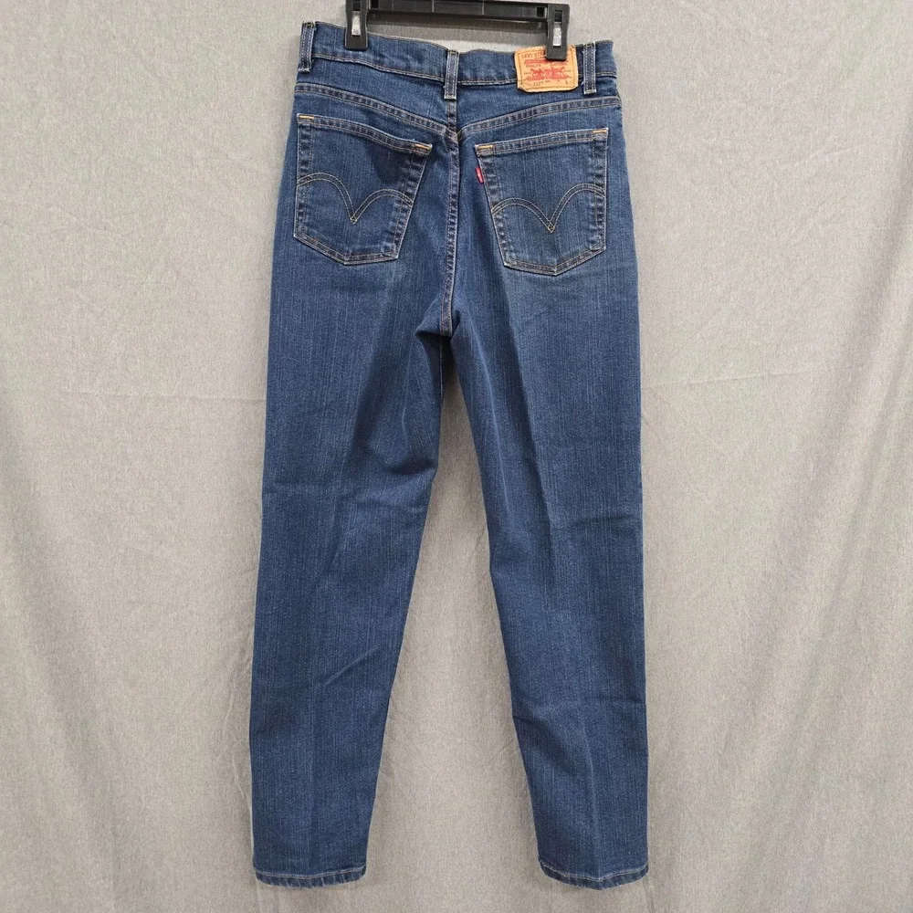 Vintage‎ Levis 512 Womens Jeans 10 S Dark Wash Classic Slim Tapered High Rise